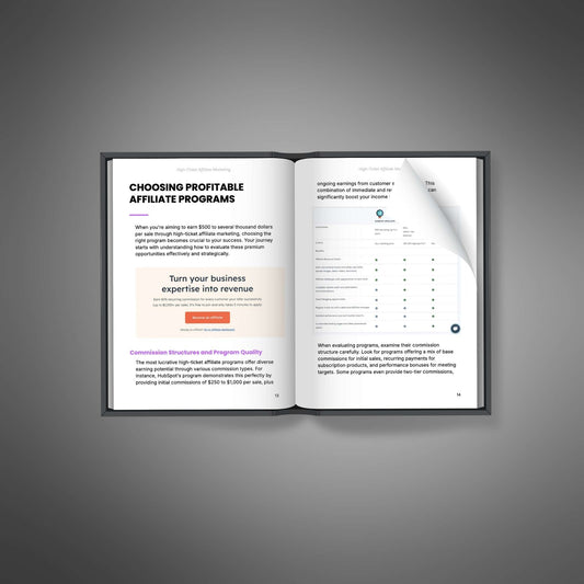 High-Ticket Affiliate Marketing - Ebook