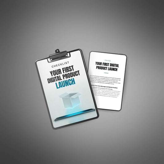 Your First Digital Product Launch