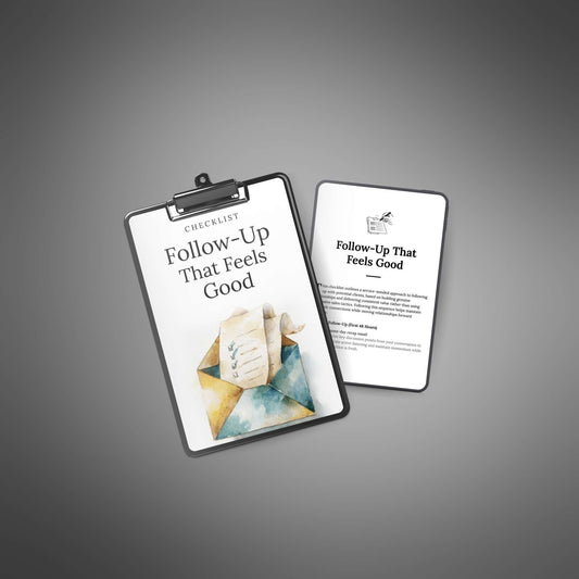 Follow-Up That Feels Good