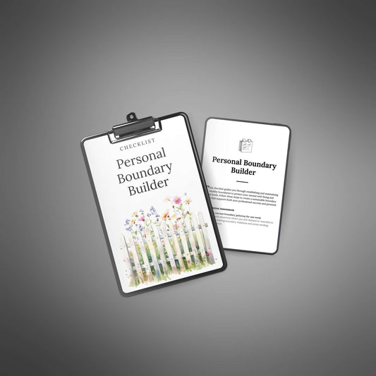 Personal Boundary Builder