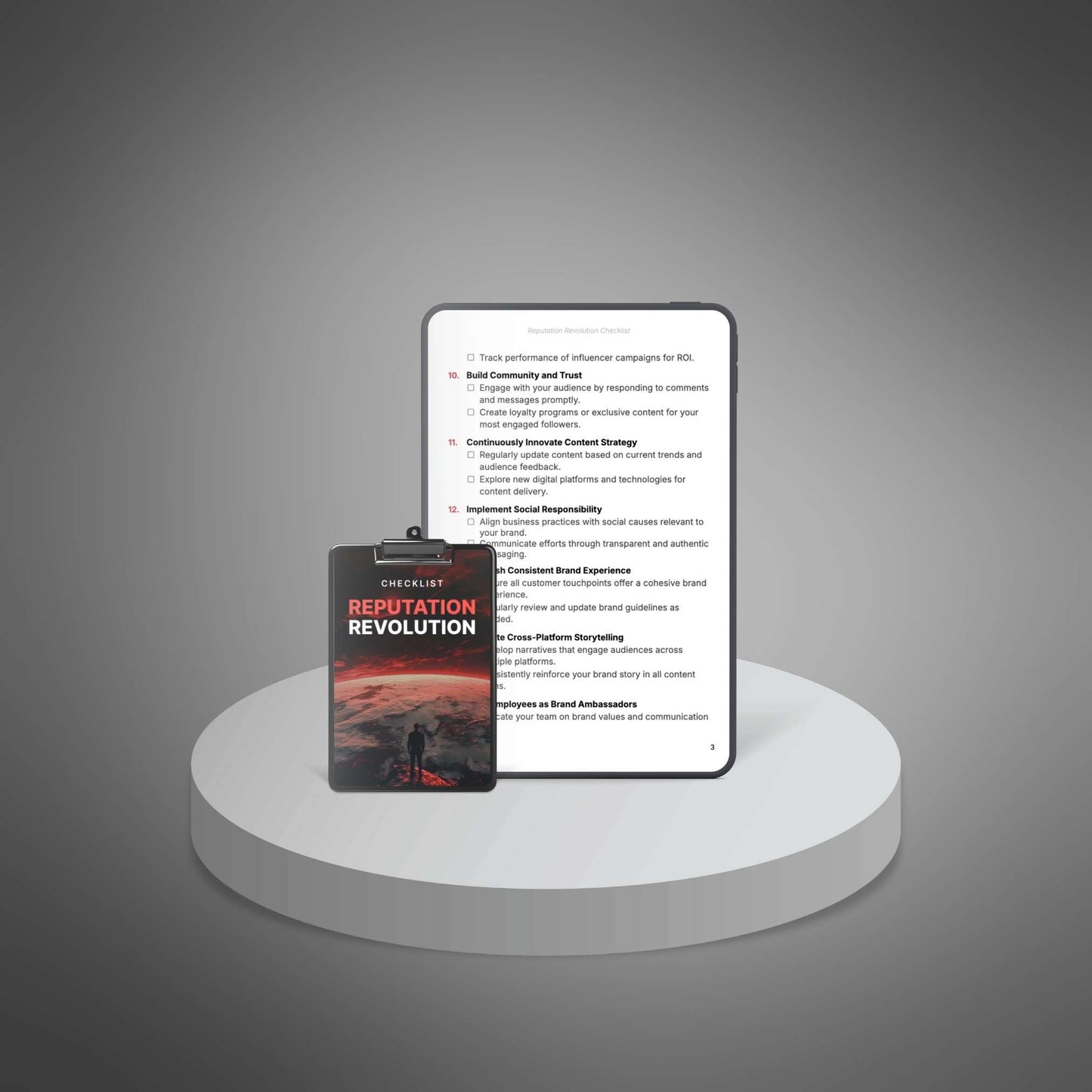 Reputation Revolution - Checklist