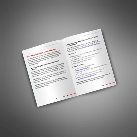 The 7-Second Phishing Detection Protocol