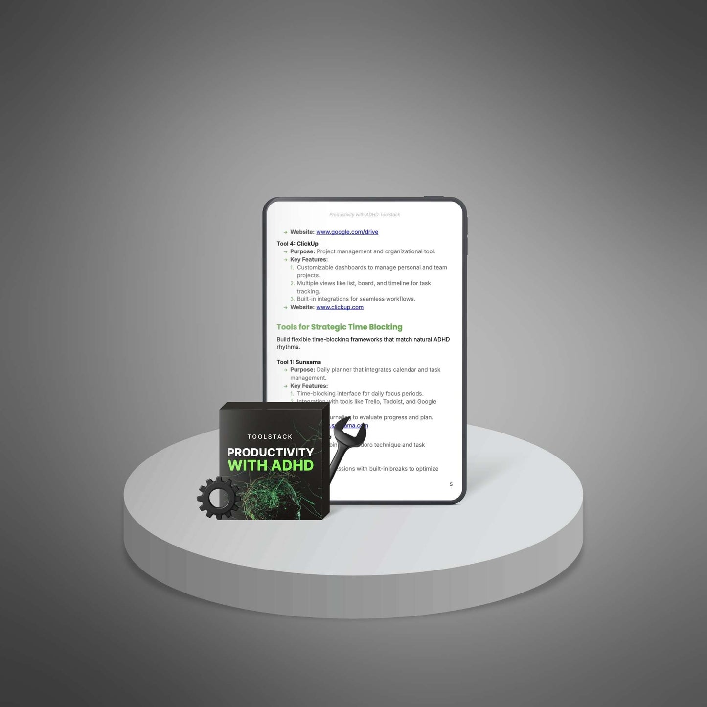 Productivity with ADHD - Toolstack