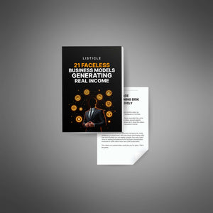 21 Faceless Business Models Generating Real Income