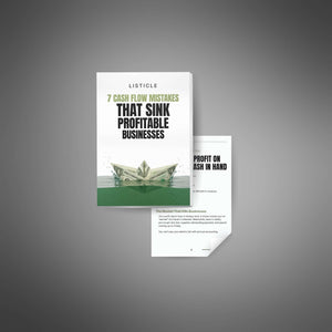 7 Cash Flow Mistakes That Sink Profitable Businesses