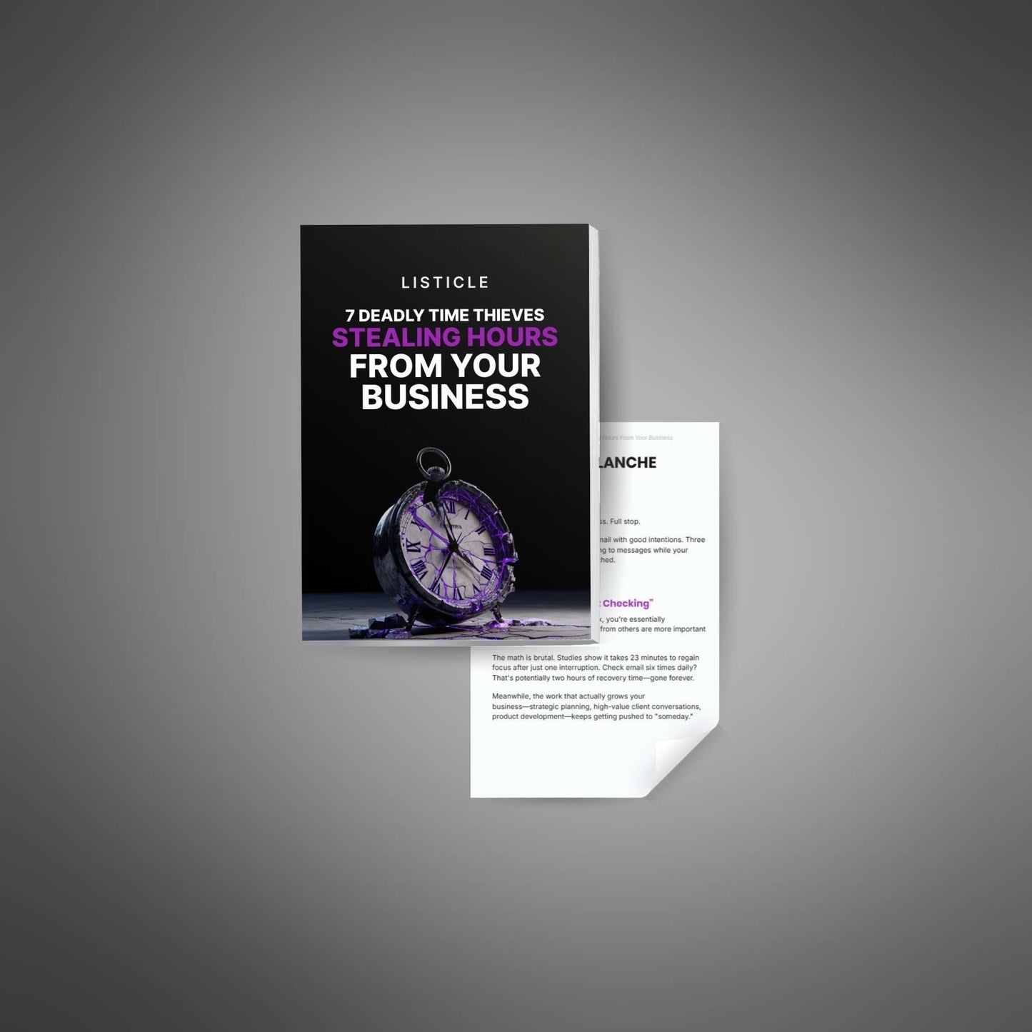 7 Deadly Time Thieves Stealing Hours From Your Business