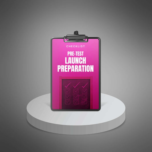 Pre-Test Launch Preparation