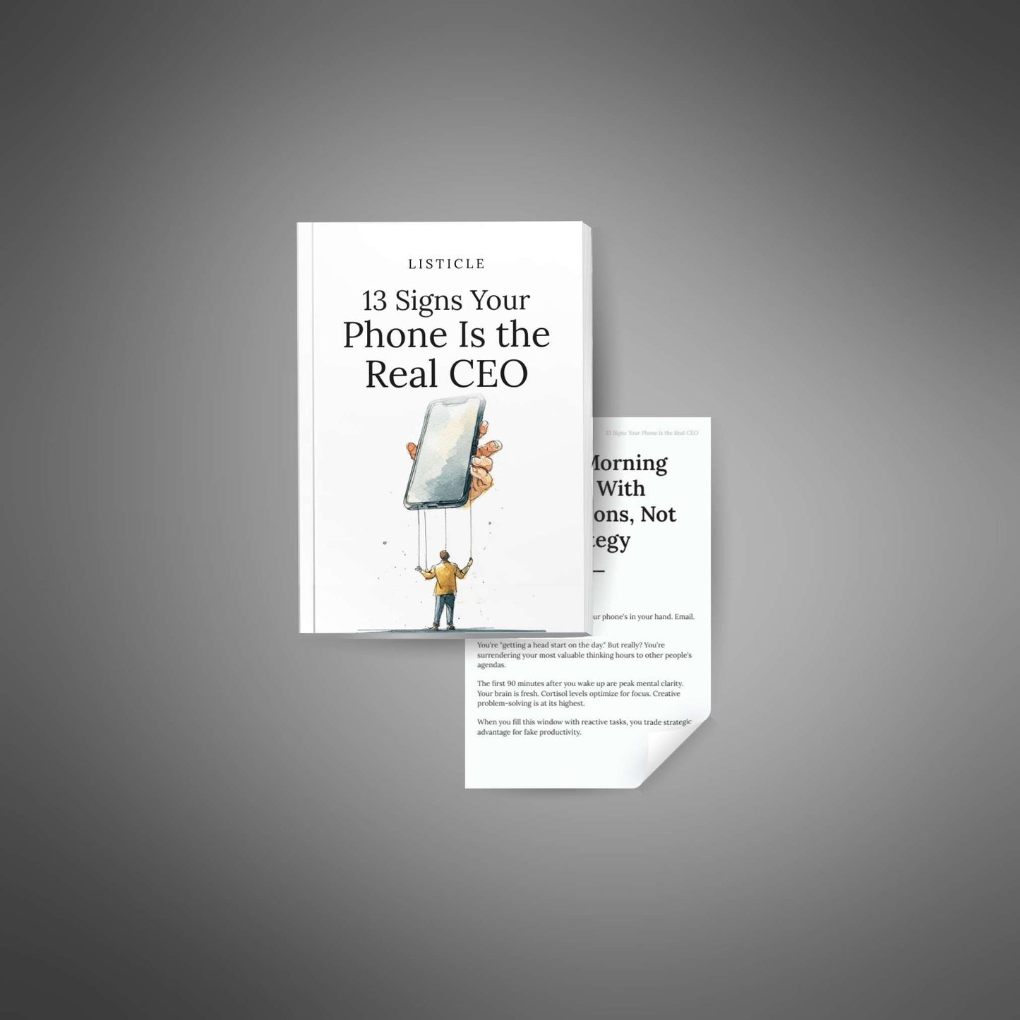 13 Signs Your Phone Is the Real CEO