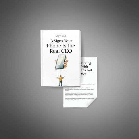 13 Signs Your Phone Is the Real CEO