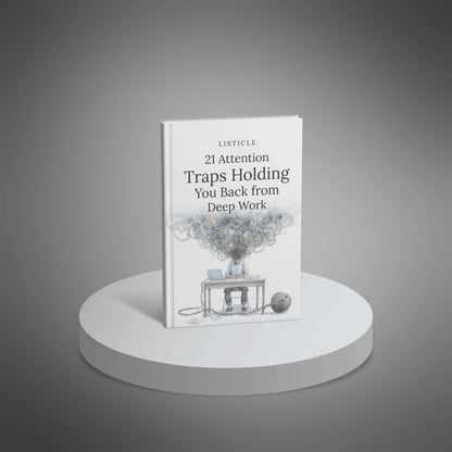 21 Attention Traps Holding You Back from Deep Work