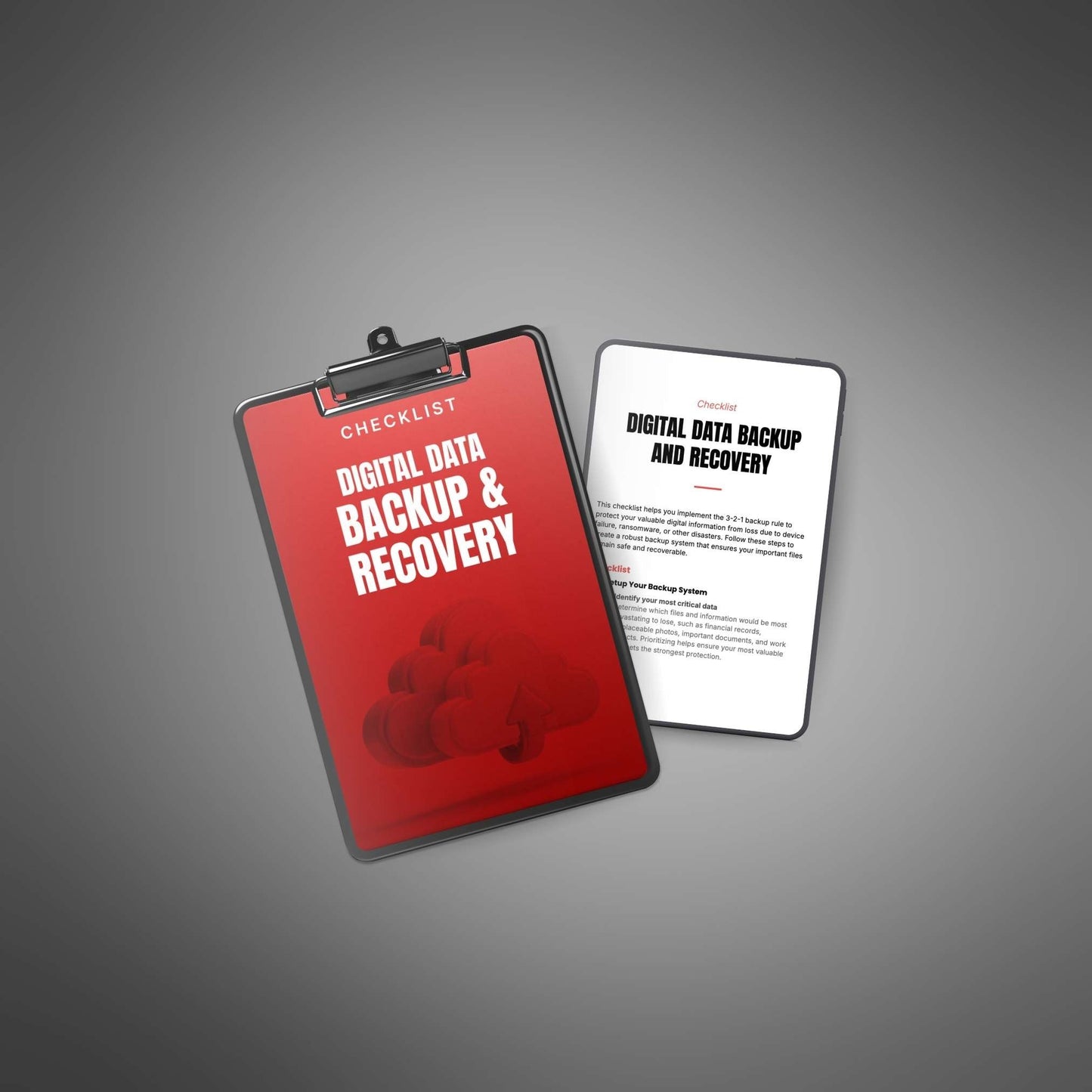 Digital Data Backup and Recovery