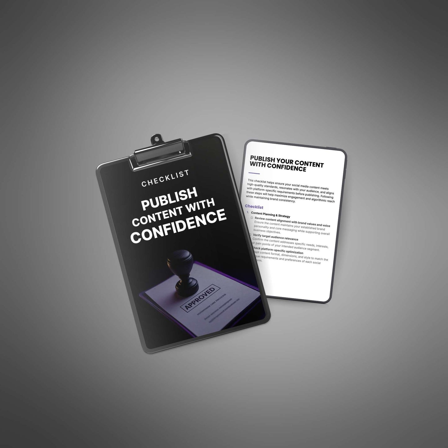 Publish Your Content with Confidence