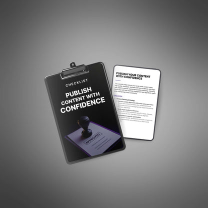 Publish Your Content with Confidence