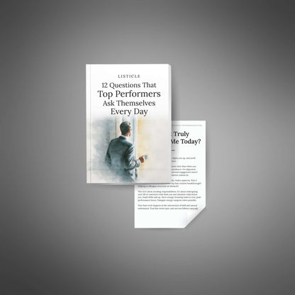12 Questions That Top Performers Ask Themselves Every Day