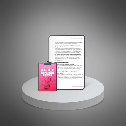 Viral TikTok Shop Content Creation