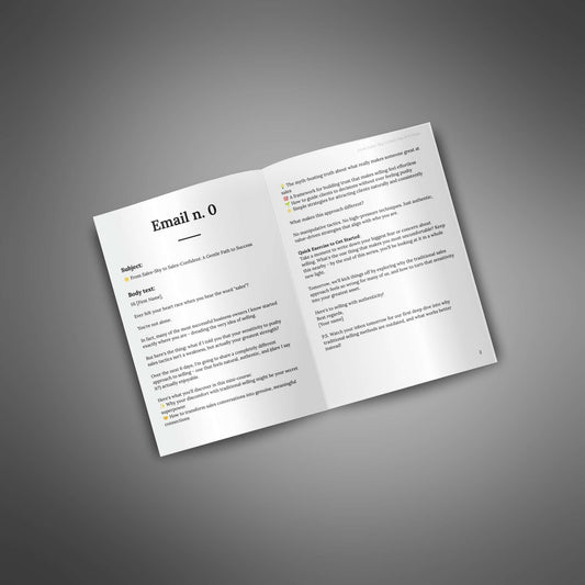 From Sales-Shy to Sold Out in 6 Days