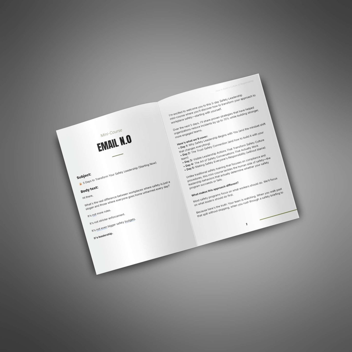 How to Build a Culture of Responsibility