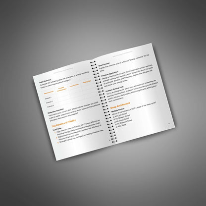 Natural Energy Boost - Workbook