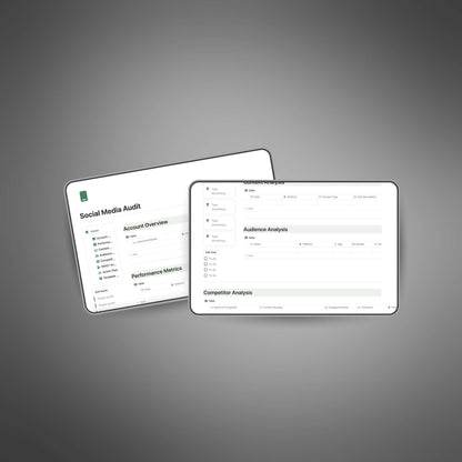 Social Media Audit