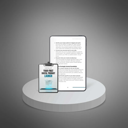 Your First Digital Product Launch