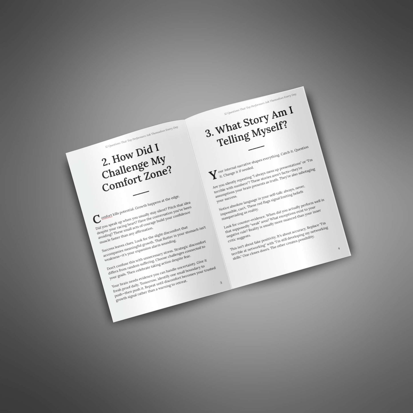 12 Questions That Top Performers Ask Themselves Every Day