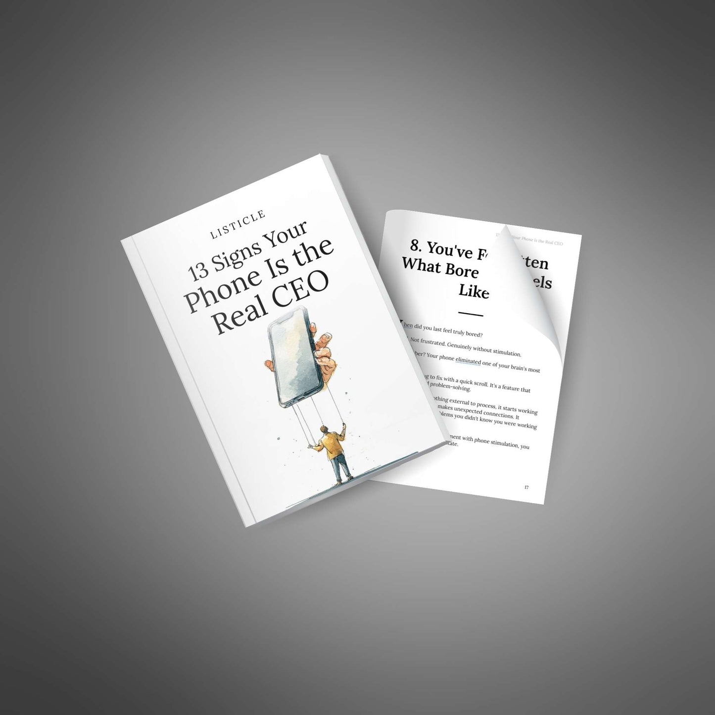 13 Signs Your Phone Is the Real CEO