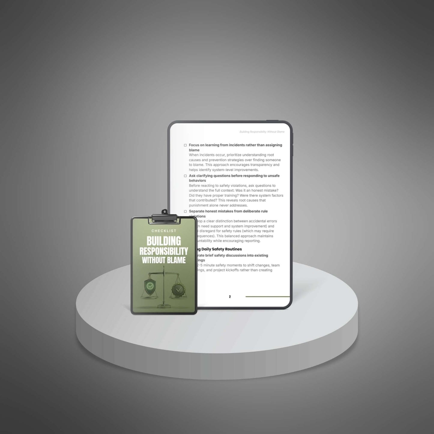 Building Responsibility Without Blame