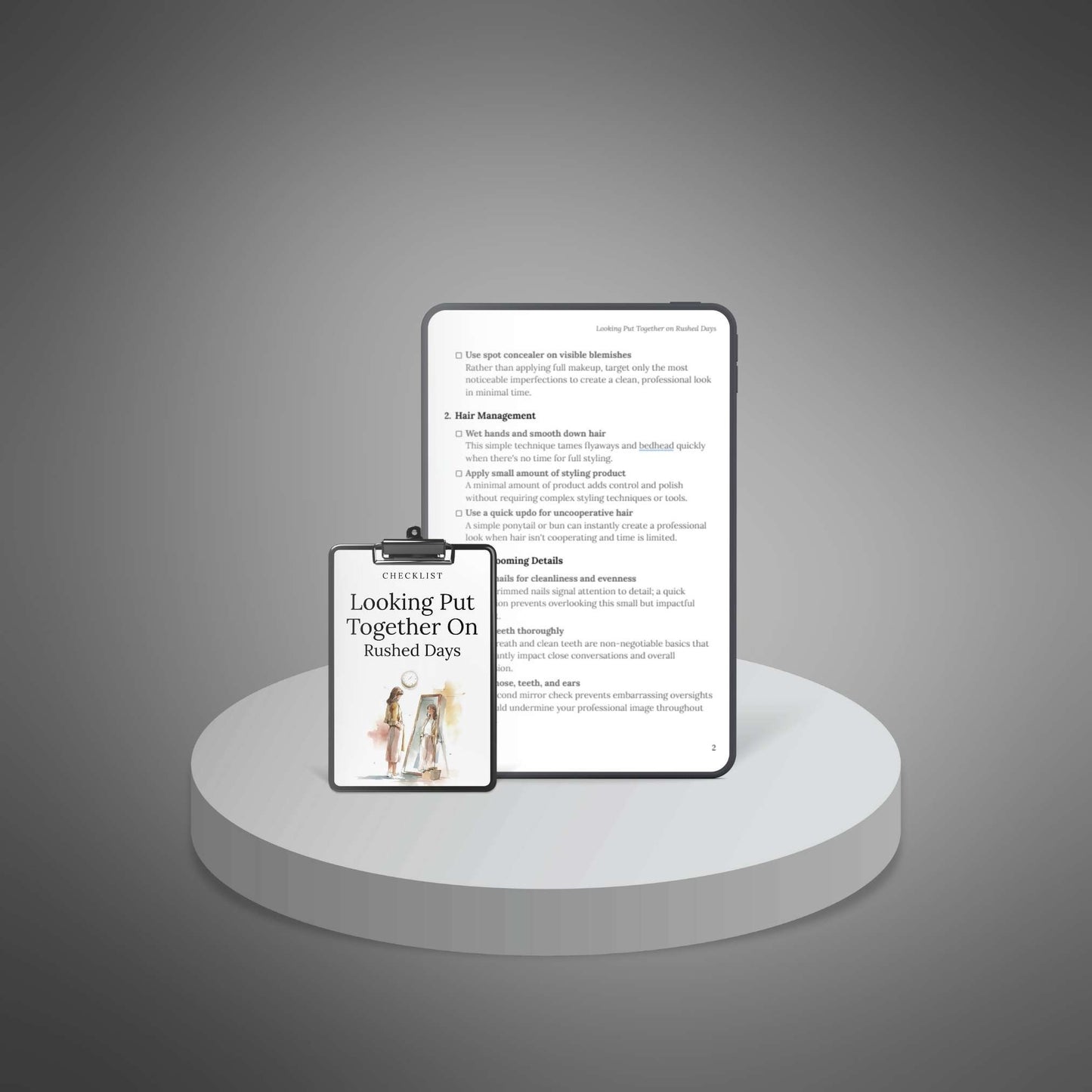 Looking Put Together on Rushed Days