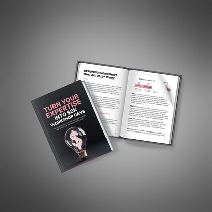 Turn Your Expertise Into $5K Workshop Days